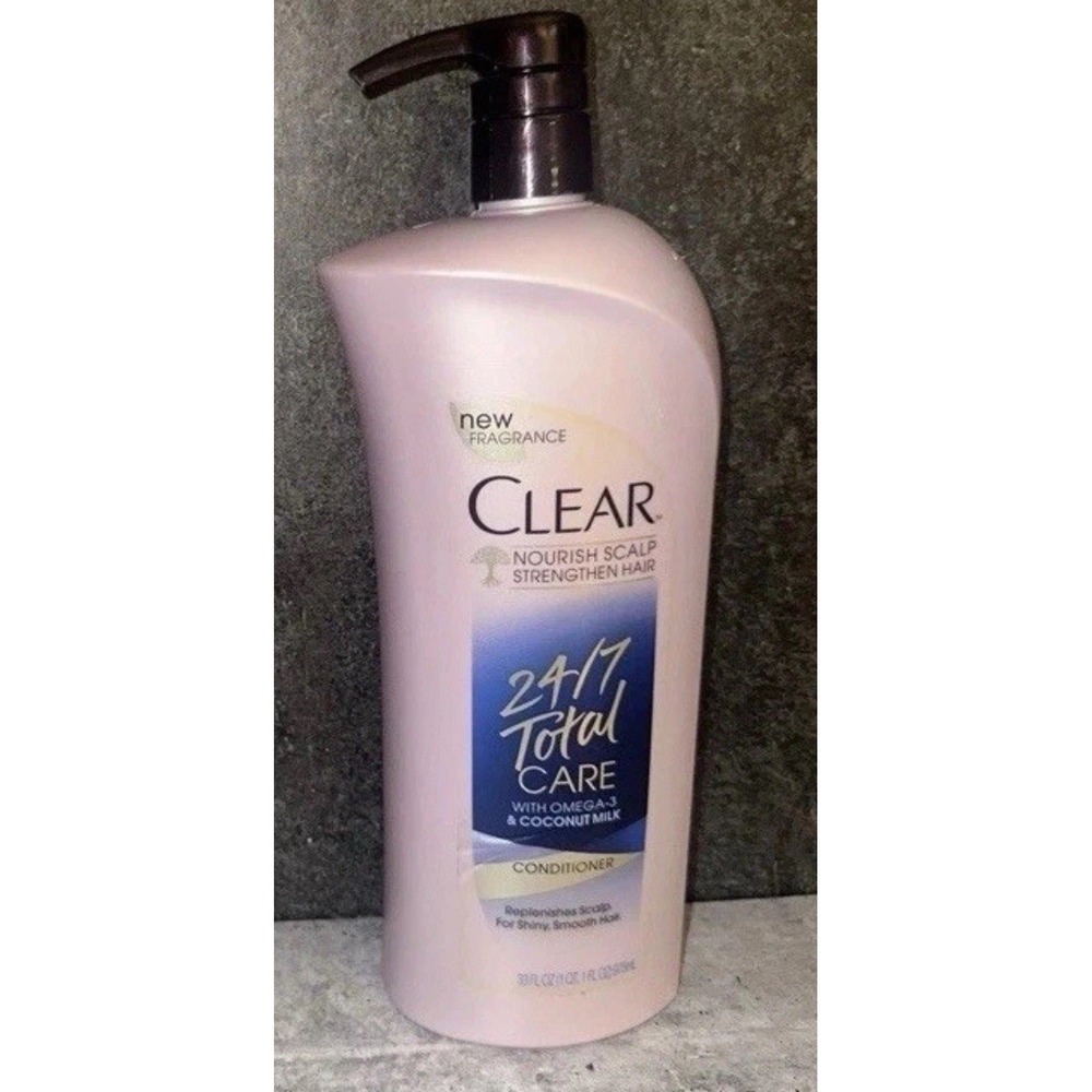 CLEAR Scalp & Hair 24/7 Total Care Omega-3 Coconut Milk Conditioner 33 oz
